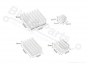 Heatsink set for the Raspberry Pi 4 black